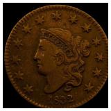1832 Coronet Head Large Cent NEARLY  UNCIRCULATED