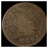 1809 Classic Head Half Cent NICELY CIRCULATED