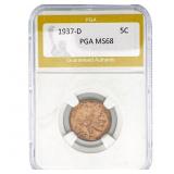 1937-D Buffalo Nickel PGA MS68