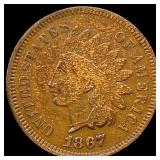 1867 Indian Head Cent CLOSELY UNCIRCULATED