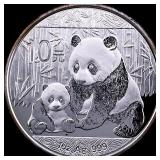 2012 1oz Silver 10 Yuan China Panda CHOICE  PROOF