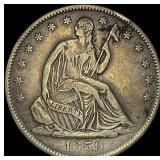 1859-O Seated Liberty Half Dollar NEARLY  UNCIRCU