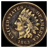 1863 Bronze Indian Head Cent UNCIRCULATED