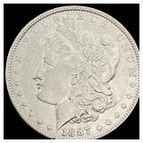 1887 Silver Morgan Dollar CLOSELY  UNCIRCULATED