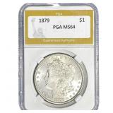1879 Morgan Silver Dollar PGA MS64