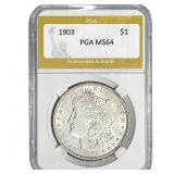 1903 Morgan Silver Dollar PGA MS64