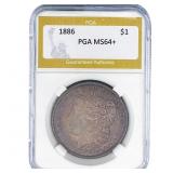 1886 Morgan Silver Dollar PGA MS64+