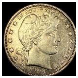 1909 Barber Half Dollar CHOICE AU