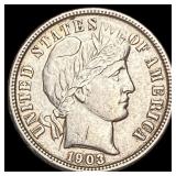 1903 Barber Dime CLOSELY UNCIRCULATED