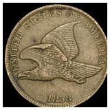 1858 Flying Eagle Cent NEARLY UNCIRCULATED