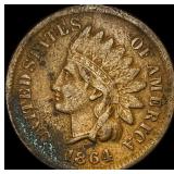 1864 L Indian Head Cent LIGHT CIRC