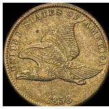 1858 Flying Eagle Cent NEARLY UNCIRCULATED