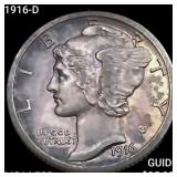 1916-D Mercury Dime CHOICE BU FSB
