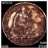 1873-CC Seated Liberty Dime CLOSELY UNCIRCULATED