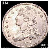 1832 Capped Bust Quarter CHOICE BU