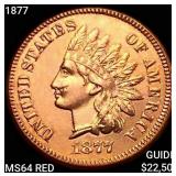 1877 Indian Head Cent CHOICE BU RD