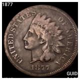 1877 Indian Head Cent NEARLY UNCIRCULATED