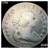 1799 Draped Bust Dollar LIGHTLY CIRCULATED