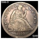 1846-O Seated Liberty Dollar NEARLY UNCIRCULATED