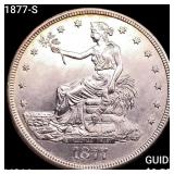 1877-S Silver Trade Dollar CHOICE BU