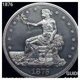 1876 Silver Trade Dollar GEM PROOF CAM