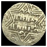 1100-1350 Islamic Artuqid SIlver Dirham NEARLY UNC