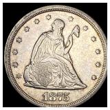 1875-S Silver Twenty Cents CLOSELY UNCIRCULATED