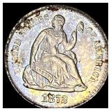 1872-S Silver Half Dime CLOSELY UNCIRCULATED