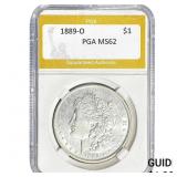 1889-O Morgan Silver Dollar PGA MS62
