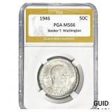 1946 Booker T Half Dollar PGA MS66