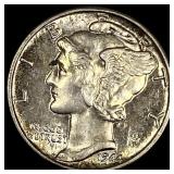 1944-S Silver Mercury Dime GEM BU