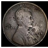 1914-D Lincoln Wheat Cent LIGHTLY CIRCULATED