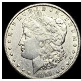 1891-CC Silver Morgan Dollar CLOSELY UNCIRCULATED