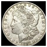 1897-O Silver Morgan Dollar NEARLY UNCIRCULATED