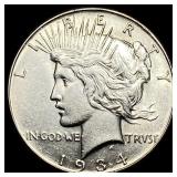 1934 Silver Peace Dollar CLOSELY UNCIRCULATED