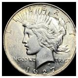 1927 Silver Peace Dollar UNCIRCULATED