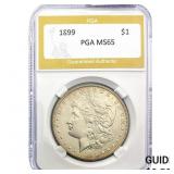 1899 Morgan Silver Dollar PGA MS65