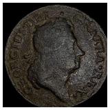 George II Halfpenny 1729-1754 Copper. HIGH GRADE