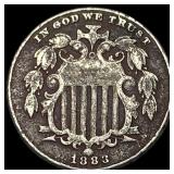 1883 Shield Nickel LIGHTLY CIRCULATED