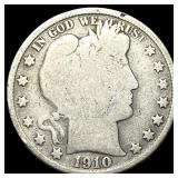1910 Barber Half Dollar NICELY CIRCULATED