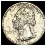 1932-D Silver Washington Quarter CHOICE BU
