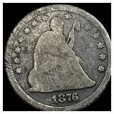 1876 Seated Liberty Quarter HIGH GRADE