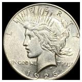 1926 Silver Peace Dollar CLOSELY UNCIRCULATED