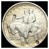 1925 Silver Stone Mountain Half Dollar HIGH GRADE