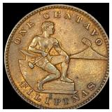 1905 US-Philippines One Centavo UNCIRCULATED