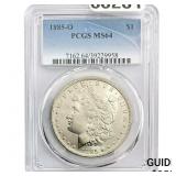 1885-O Morgan Silver Dollar PCGS MS64