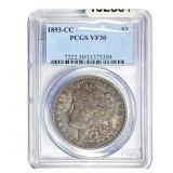 1893-CC Morgan Silver Dollar PCGS VF30