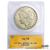 1879-S  Rev. 78 Morgan Silver Dollar ANACS AU50