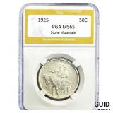 1925 Stone Mountain Half Dollar PGA MS65