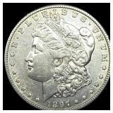 1897-S Silver Morgan Dollar CLOSELY UNCIRCULATED